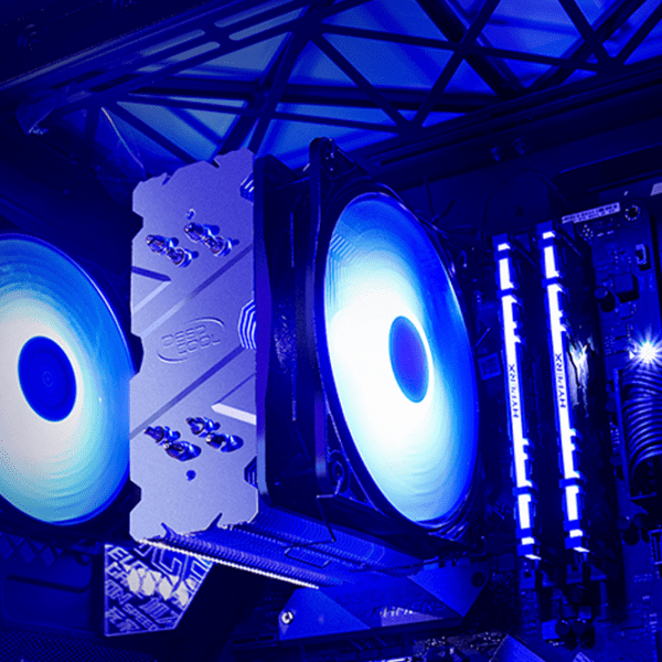 Cooler Deepcool GAMMAXX 400 V2 Blue  photo 9