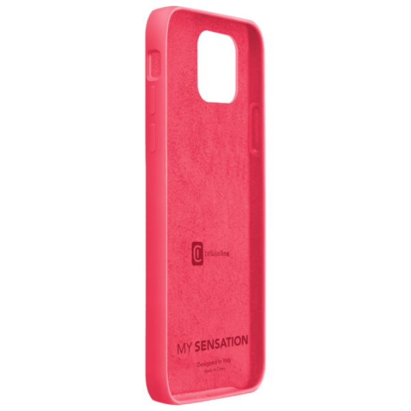 Husă pentru smartphone Apple iPhone 12/ 12 Pro (Sensation) Orange Cellularline, Silicon, Back photo 2