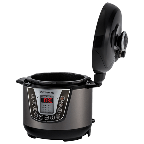 Мультиварка Polaris PPC 1203AD, Нержавеющая Сталь Чёрный  photo 3