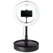 Trepied cu lampă Hama SpotLight FoldUp (4642) 254 mm Black 