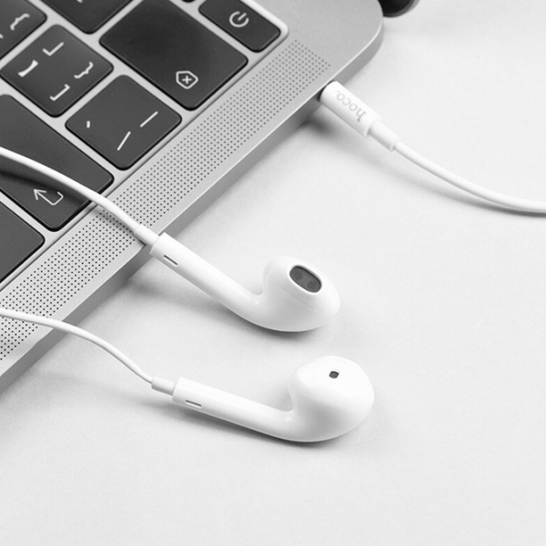 Căști Hoco M55 White Cu fir / Personal / In ear photo 4