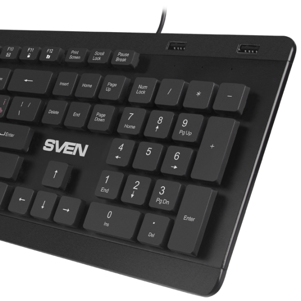 Клавиатура Sven KB-E5700H Черный Для дома и офиса, Проводная photo 3