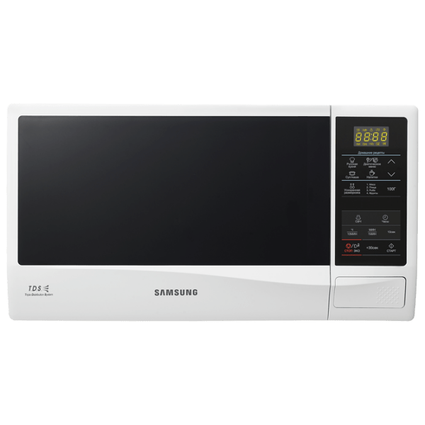 Микроволновая печь Samsung ME83KRW-2/ BW Белый Соло, 23 л, 800 Вт photo 1