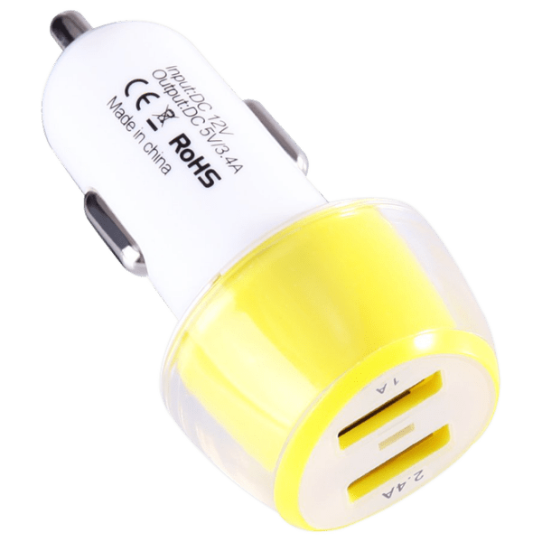 Adapter auto Nillkin Jelly (5 Вт) Желтый 2.4 А / Желтый photo 4