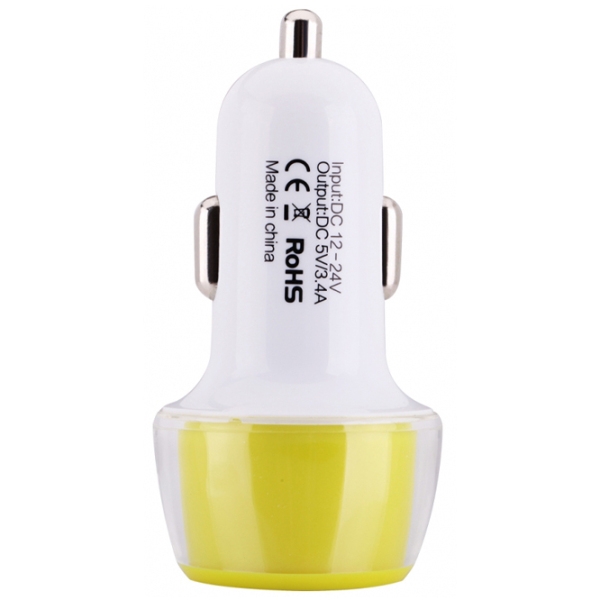 Adapter auto Nillkin Jelly (5 Вт) Желтый 2.4 А / Желтый photo 5