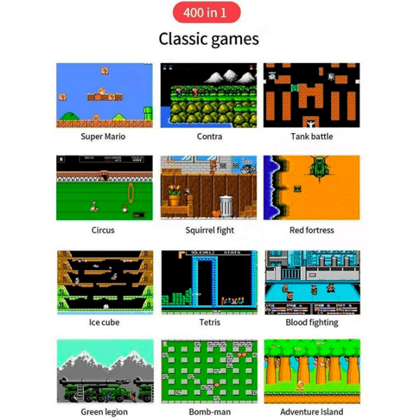 Consolă portabilă pentru jocuri Sup Game Box Blue , RAM photo 2