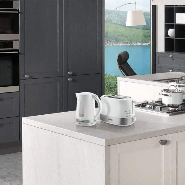 Ceainic electric Gorenje K17WE White 2200 W, 1.7 l, Material interior: Plastic photo 6