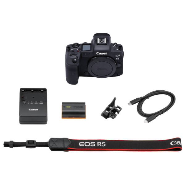 Cameră foto Canon EOS R5 + Body Black CMOS, 45 MP, photo 5