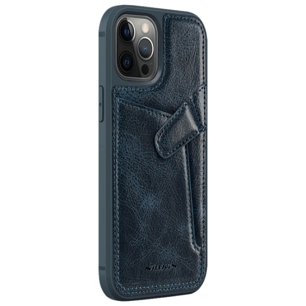 Чехол для смартфона Apple iPhone 12/ 12 Pro (Aoge) Синий Nillkin, Кожа, Back photo 2