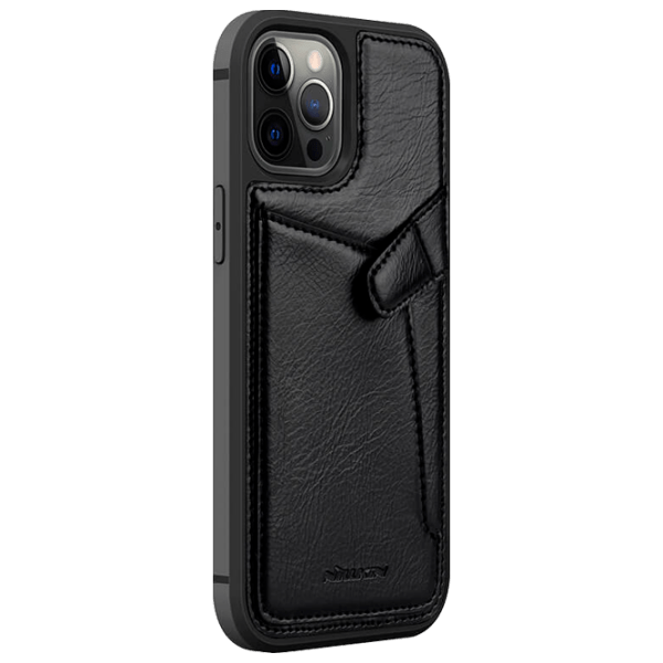 Чехол для смартфона Apple iPhone 12 Pro Max (Aoge) Черный Nillkin, Кожа, Back photo 2