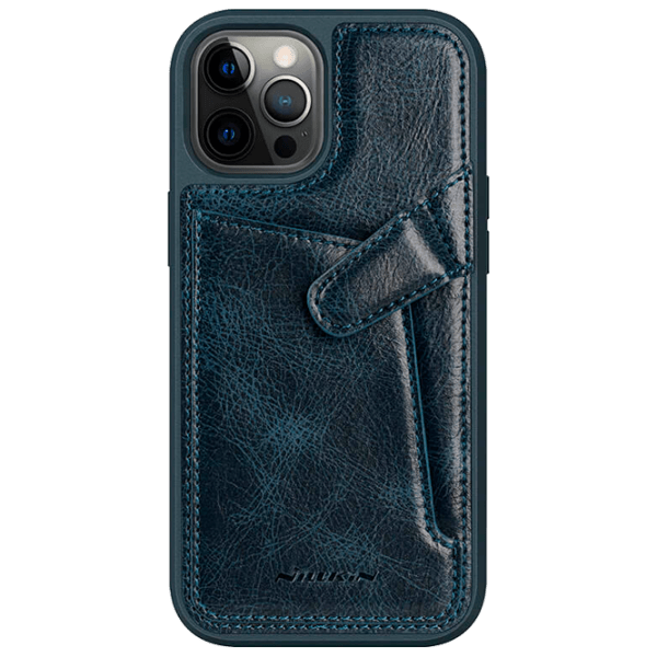 Чехол для смартфона Apple iPhone 12 Pro Max (Aoge) Синий Nillkin, Кожа, Back photo 1