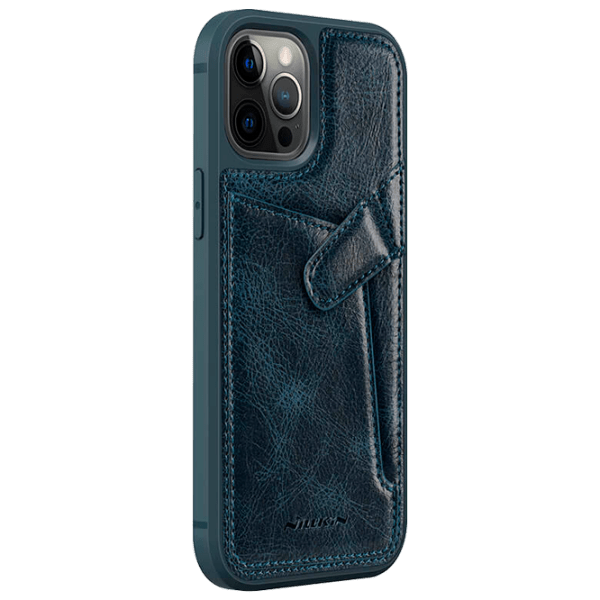 Чехол для смартфона Apple iPhone 12 Pro Max (Aoge) Синий Nillkin, Кожа, Back photo 2