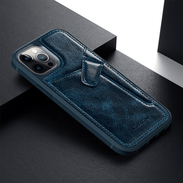 Чехол для смартфона Apple iPhone 12 Pro Max (Aoge) Синий Nillkin, Кожа, Back photo 4