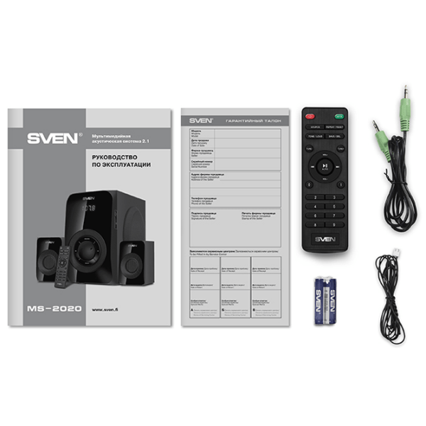 Sistem audio Sven MS-2020 Black  photo 9
