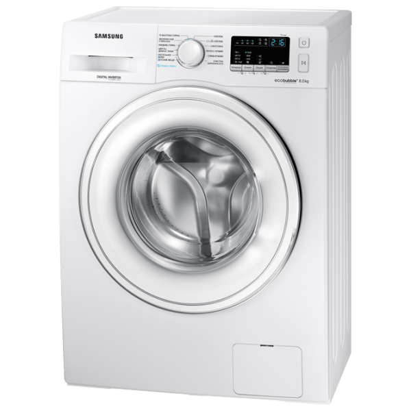Стиральная машина Samsung WW80R42LHDWDLP Белый 8 кг, 1200 об/ мин, A+++ photo 2