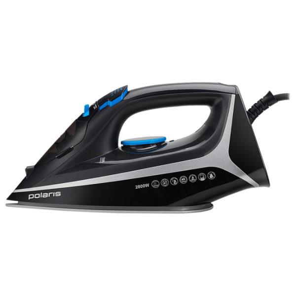 Fier de călcat Polaris PIR2868AK Black 2800 W, 50 g/ min, 0.3 l, Ceramică photo 2