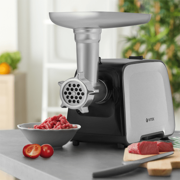 Mașină de tocat carne Vitek VT-3646 Inox 240 W/ 2000 W, 2.5 kg/ min photo 6