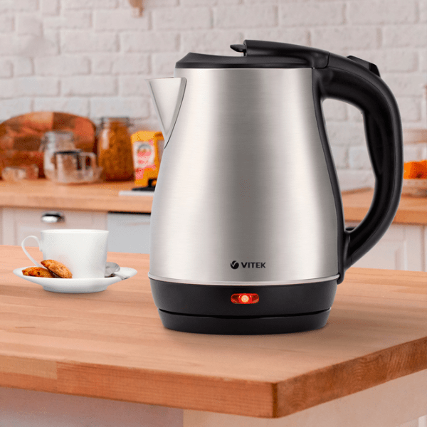 Ceainic electric Vitek VT-7057 Inox 1850 W, 1.8l, Material interior: Inox photo 5
