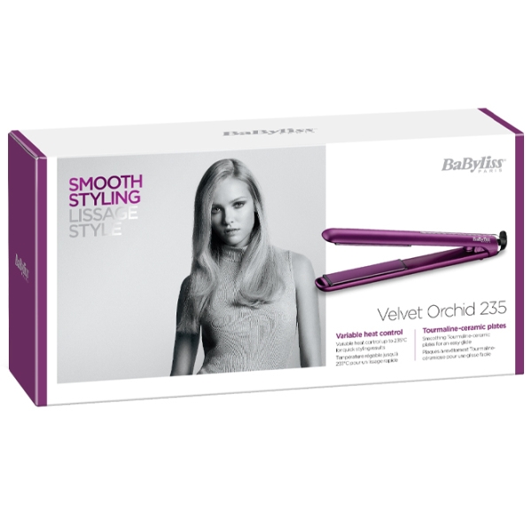Placă de îndreptat părul Babyliss 2513PE Purple De ondulat / Turmalină / 235 °C photo 5