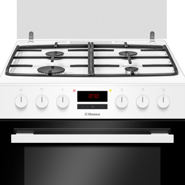 Плита Hansa FCMW68229 Белый Тип плиты: Газовая, 65 л, Тип духовки: Электрическая photo 3