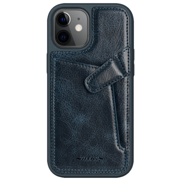 Чехол для смартфона Apple iPhone 12 mini (Aoge) Синий Nillkin, Кожа, Back photo 1