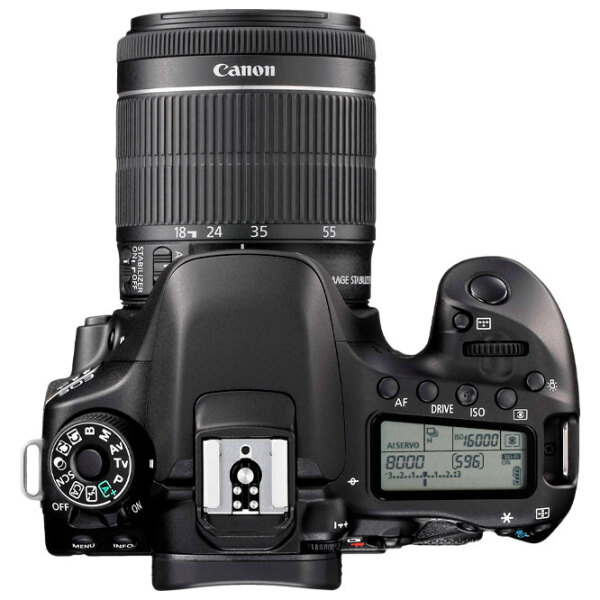 Cameră foto Canon EOS 80D EF-S18-55 IS STM Kit Black CMOS, 25.8 MP, f/ 3.5 - f/ 5.6 photo 4