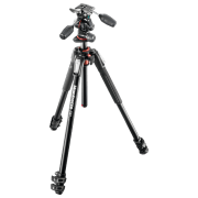 Trepied Manfrotto 190 ALU 3 SECTION KIT 3W HEAD Black Pe podea