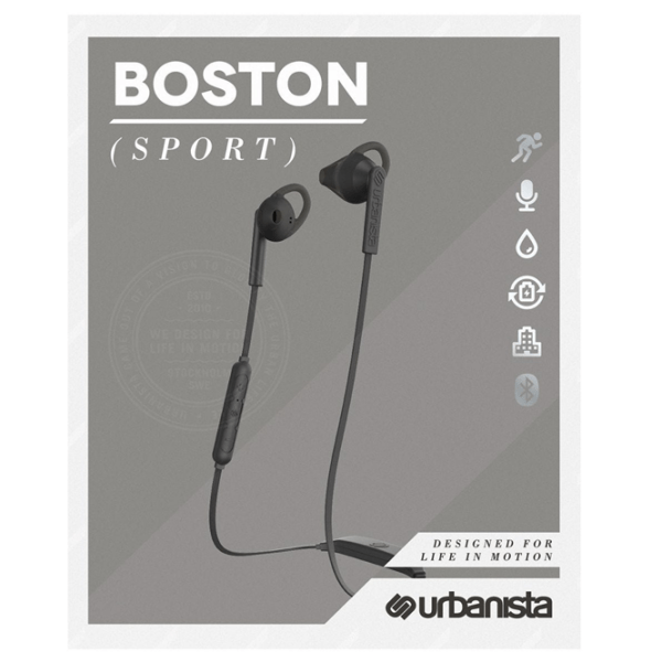 Căști Urbanista Boston Black Fără fir / Sport / In ear photo 8