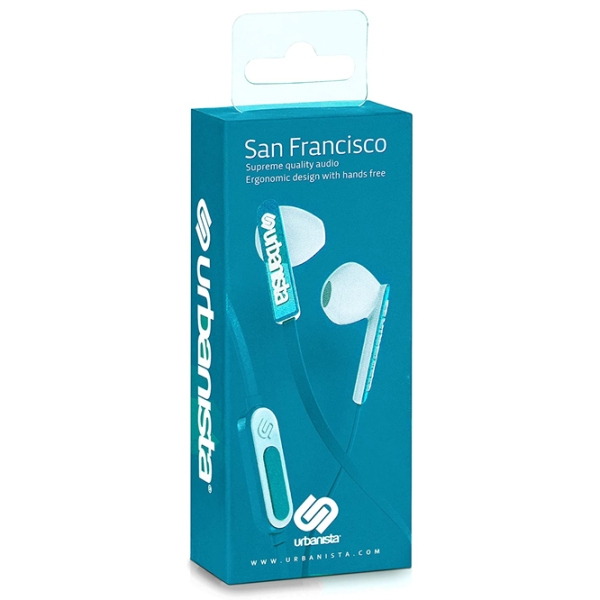 Căști Urbanista San Francisco Blue Cu fir / Personal / In ear photo 4