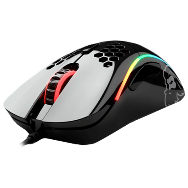 Mouse Glorious Model D Glossy Black Cu fir / 12000 dpi photo 2