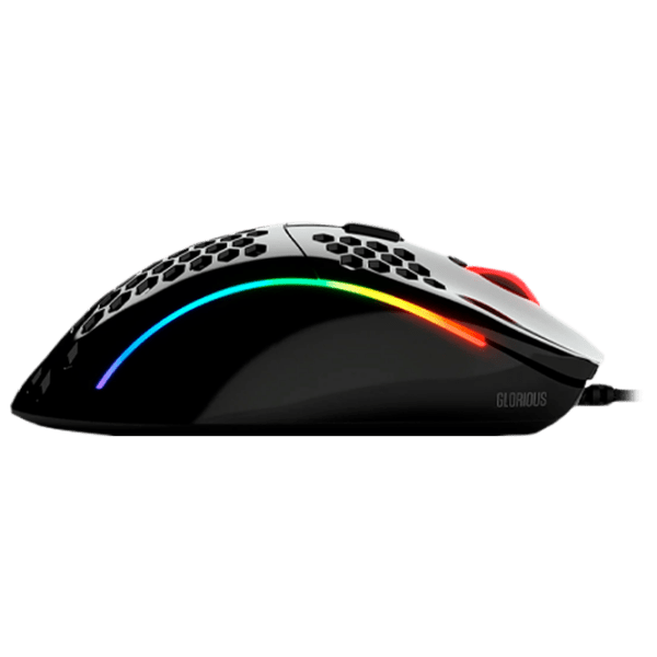 Mouse Glorious Model D Glossy Black Cu fir / 12000 dpi photo 4