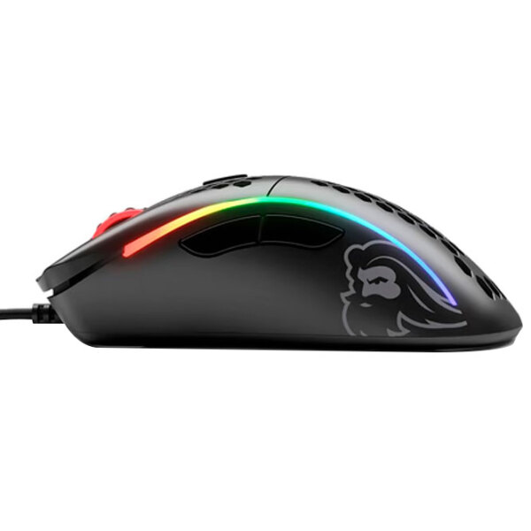 Mouse Glorious Model D Glossy Black Cu fir / 12000 dpi photo 5