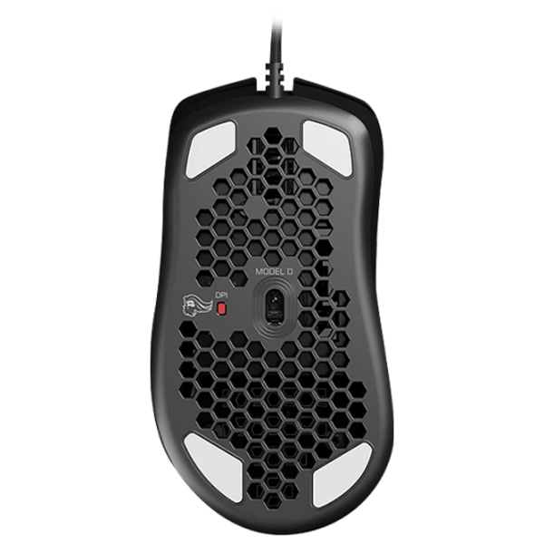 Mouse Glorious Model D Glossy Black Cu fir / 12000 dpi photo 6