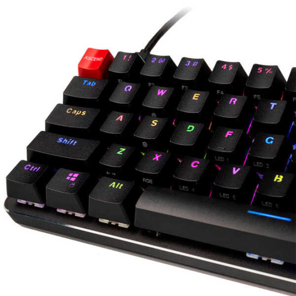 Tastatură Glorious GMMK Full-size Black Gaming, Cu fir photo 5