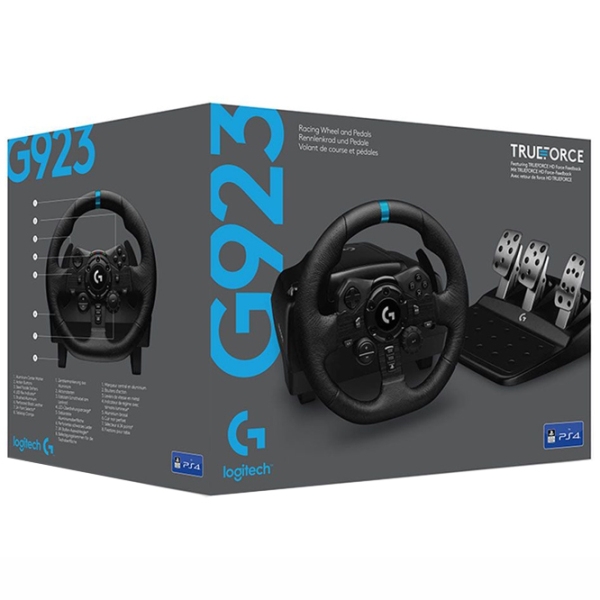Volan Logitech G923 TrueForce Black Cu fir / 14 buttons photo 6