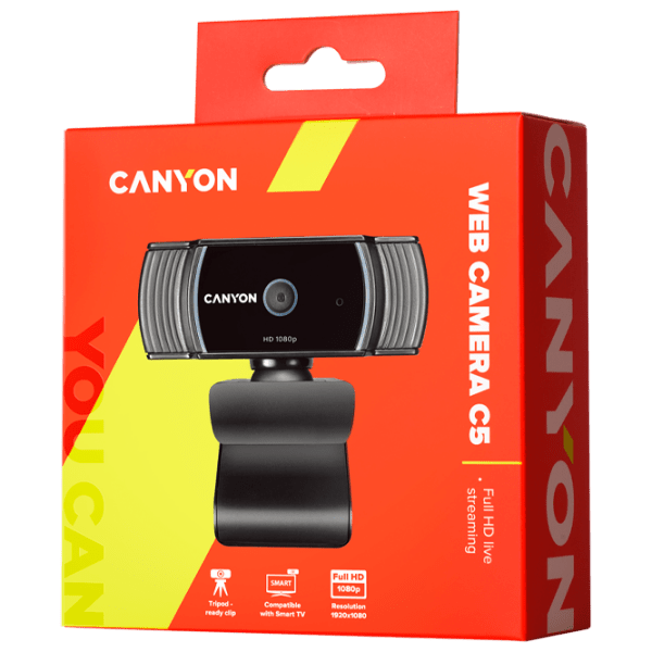 Web Camera Canyon C5 Black  photo 3