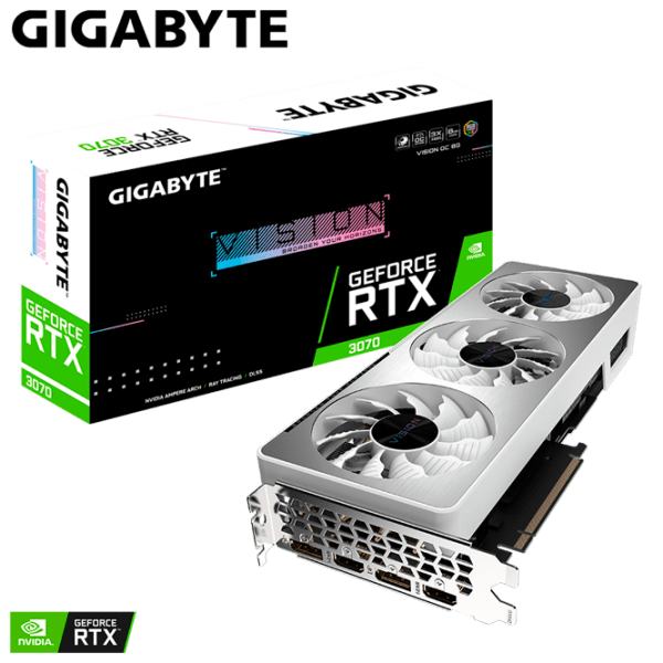 Видеокарта Gigabyte RTX3070 8ГБ GDDR6 VISION OC  photo 6