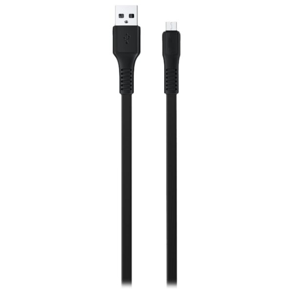Cablu pentru telefon EVO KDS-65 USB Type-A/ microUSB Black  photo 1