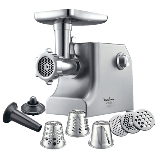 Mașină de tocat carne Moulinex ME858D32 Inox 800 W/ 2100 W, 5.5 kg/ min photo 1