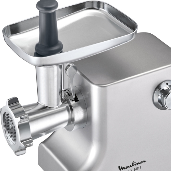 Mașină de tocat carne Moulinex ME858D32 Inox 800 W/ 2100 W, 5.5 kg/ min photo 5