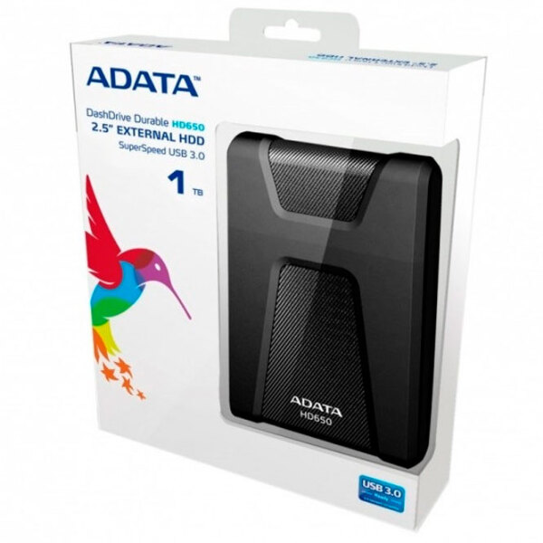 Unitate externă de stocare HDD ADATA HD650 1 TB Black  photo 5
