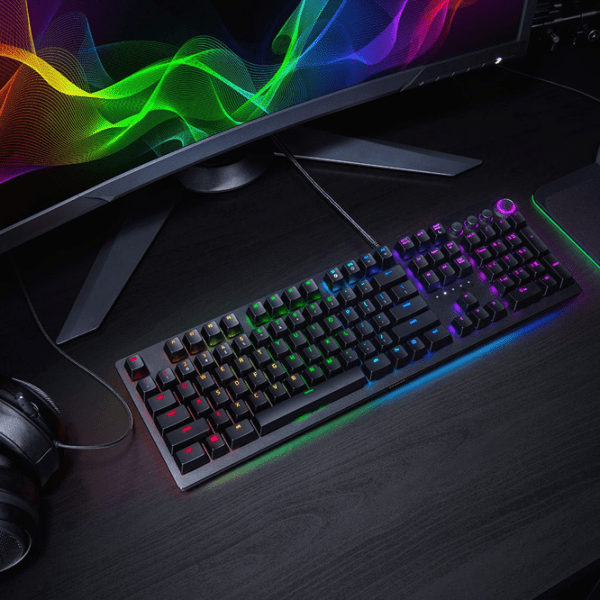 Tastatură Razer Huntsman Elite US Black Gaming, Cu fir photo 8