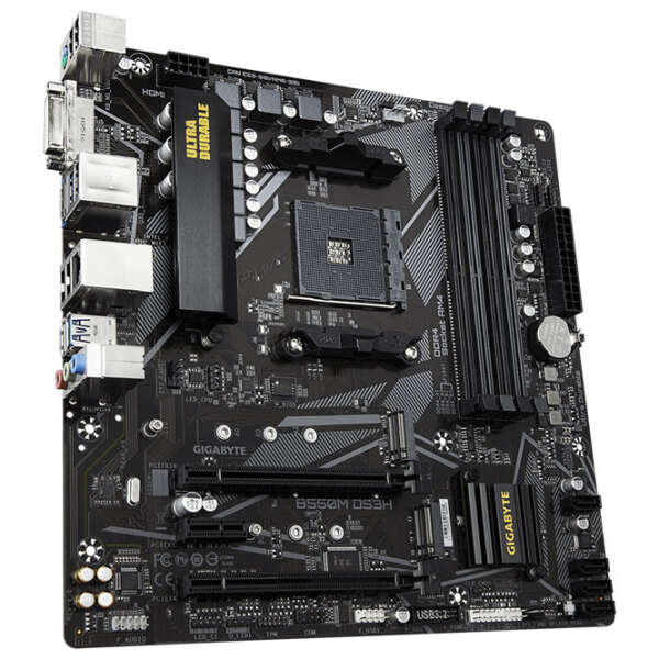 Материнская плата Gigabyte B550M DS3H 1.0 mATX  photo 2