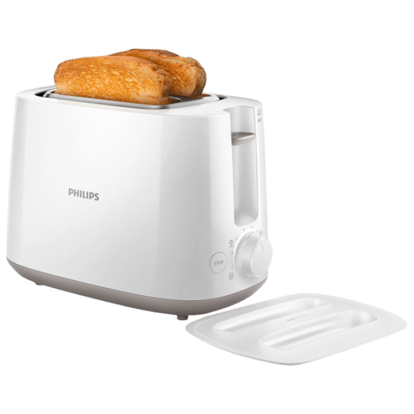 Toster Philips HD2582/ 00 White 900 W, Numărul de grade de prăjire: 8 photo 1