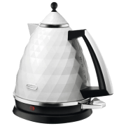 Ceainic electric Delonghi KBJ2001W White 2000 W, 1.7 l, Material interior: Plastic