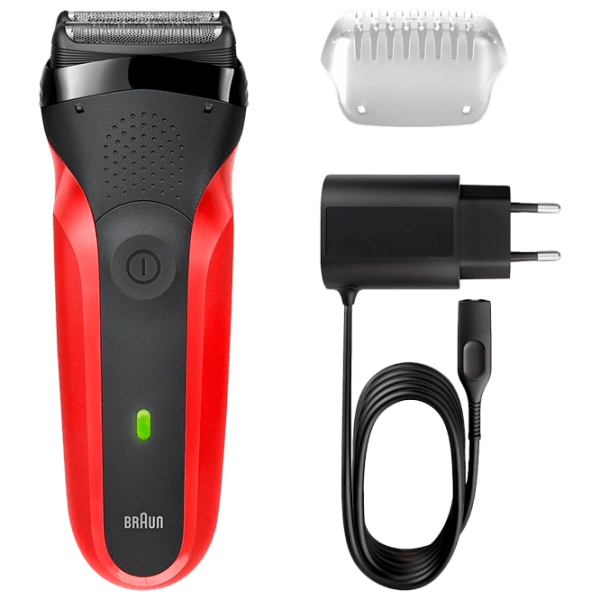 Бритва электрическая Braun 300S Красный  photo 2