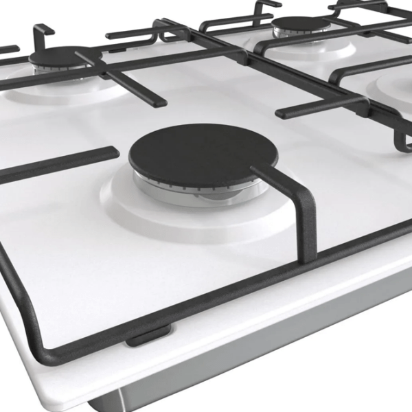 Plită încorporabilă pe gaz Gorenje G 640 EW White Oțel emailat, Gratare: Emailate photo 7