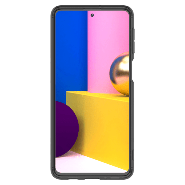 Husă pentru smartphone Samsung Galaxy M31s (Araree) Transparent Black Samsung, TPU, Back photo 2