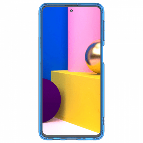Husă pentru smartphone Samsung Galaxy M31s (Araree) Transparent Blue Samsung, TPU, Back photo 2