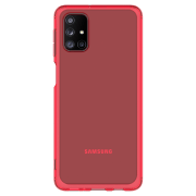 Husă pentru smartphone Samsung Galaxy M31s (Araree) Transparent Red Samsung, TPU, Back